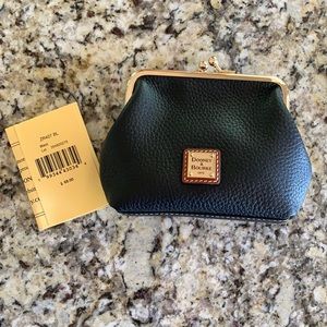 DOONEY & BURKE Large Pebble Grain Framed Purse